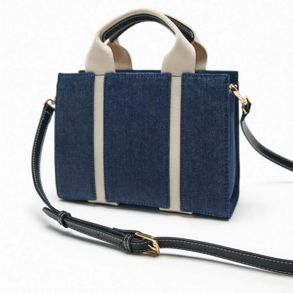 Zara Fabric Mini City Bag